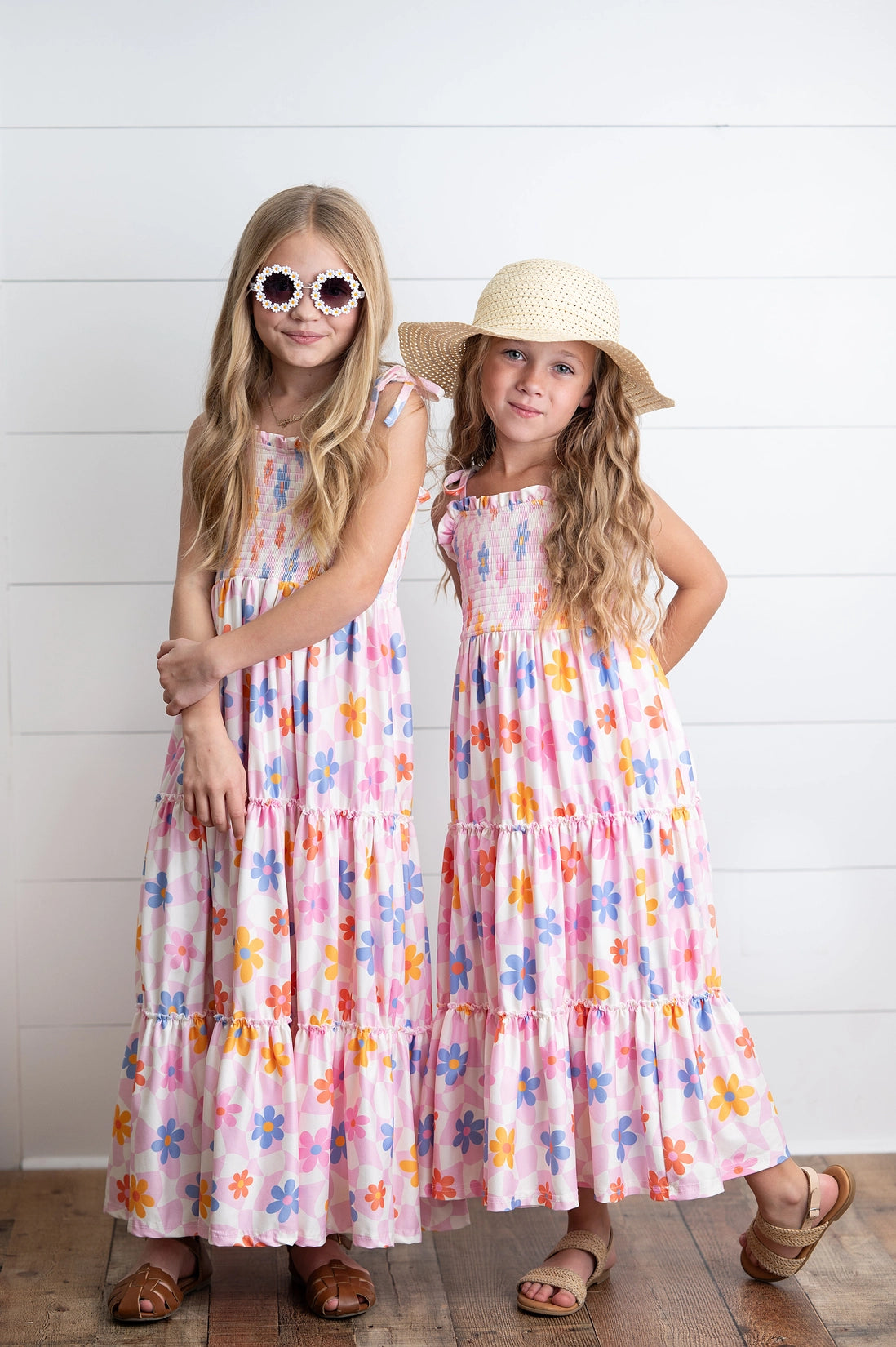 Retro Daisy Maxi Dress