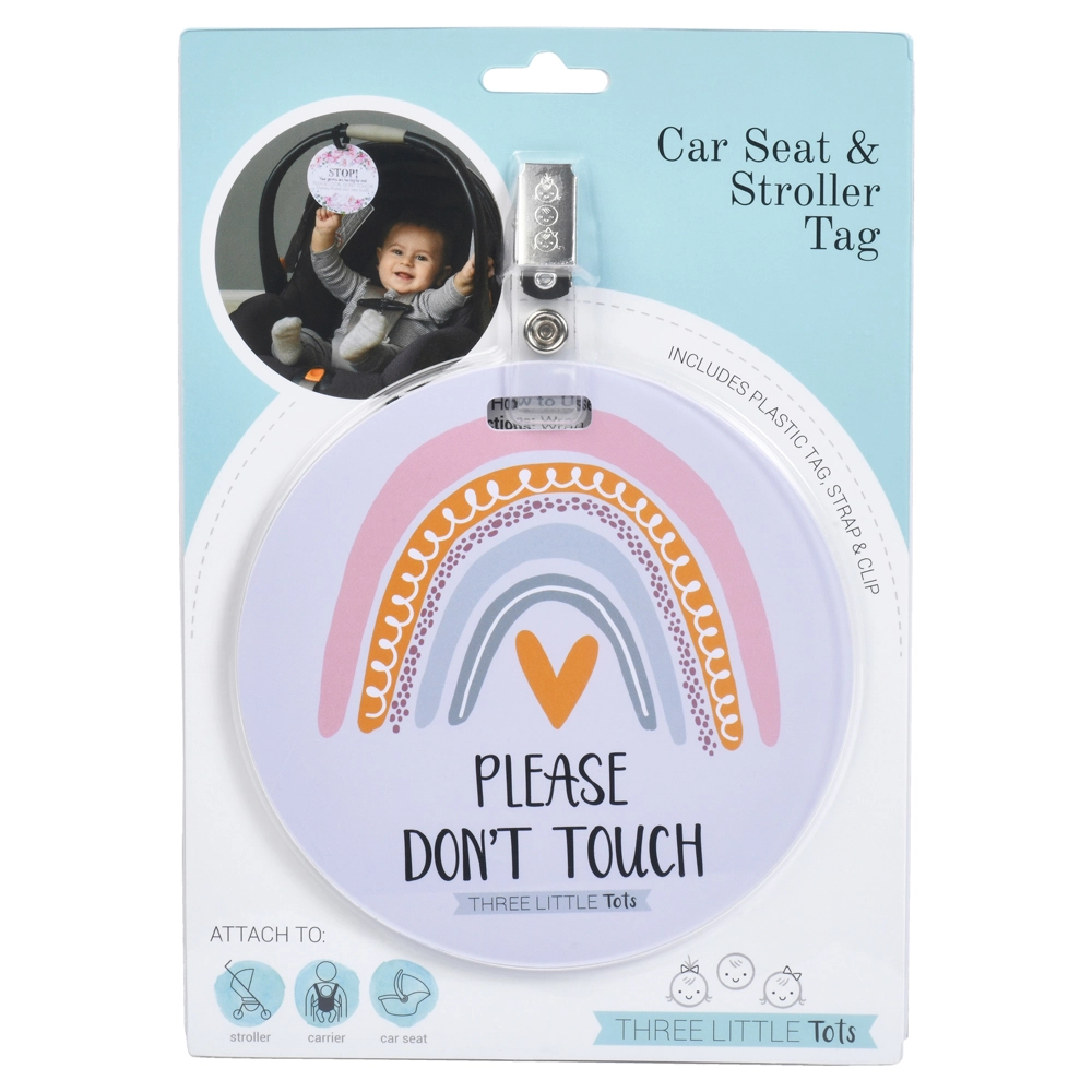 Rainbow Car Seat Tag