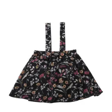 Floral Suspender Skirt