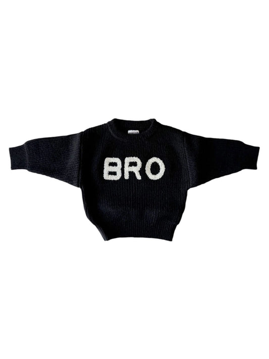 Bro Knit Sweater-Obsidian