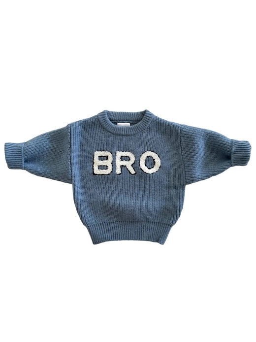 Bro Knit Sweater-Slate