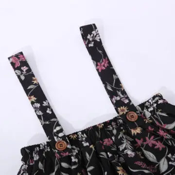 Floral Suspender Skirt