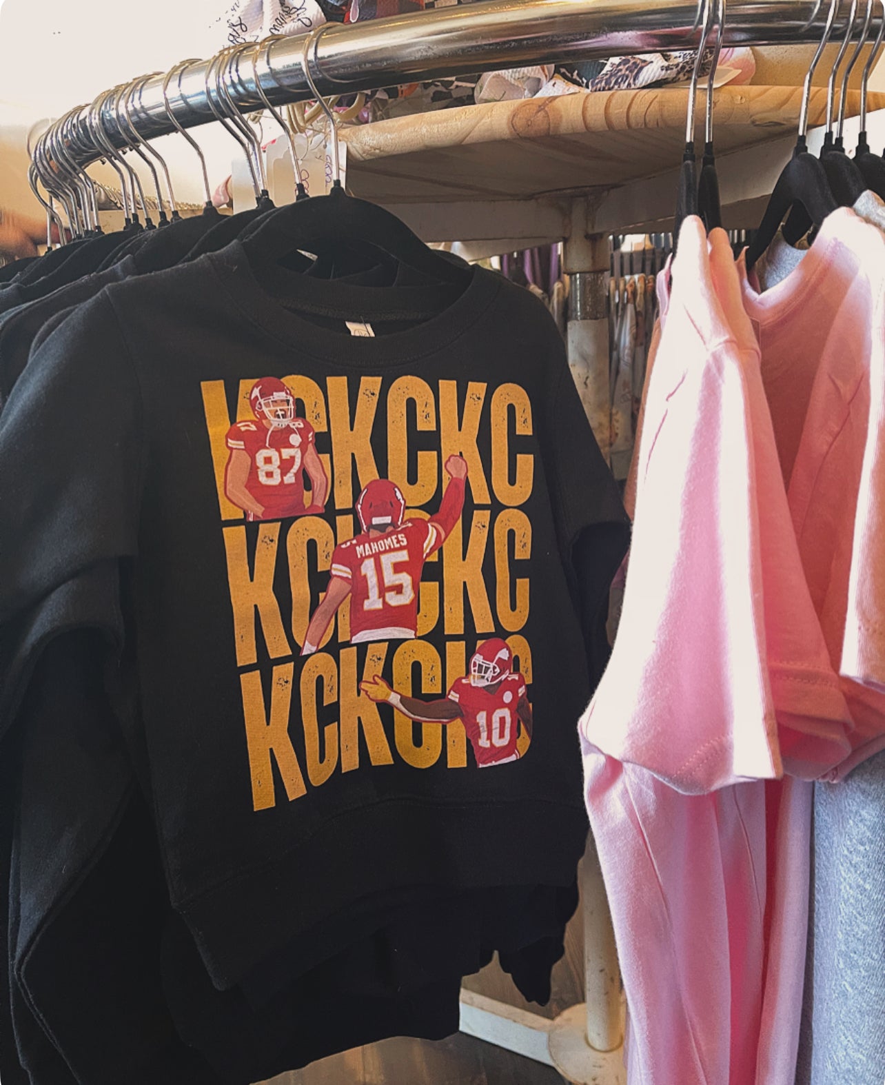 KC KC KC Printed Crew