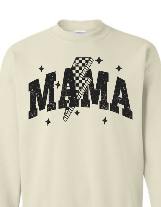 MAMA Hoodie on Sand Gildan