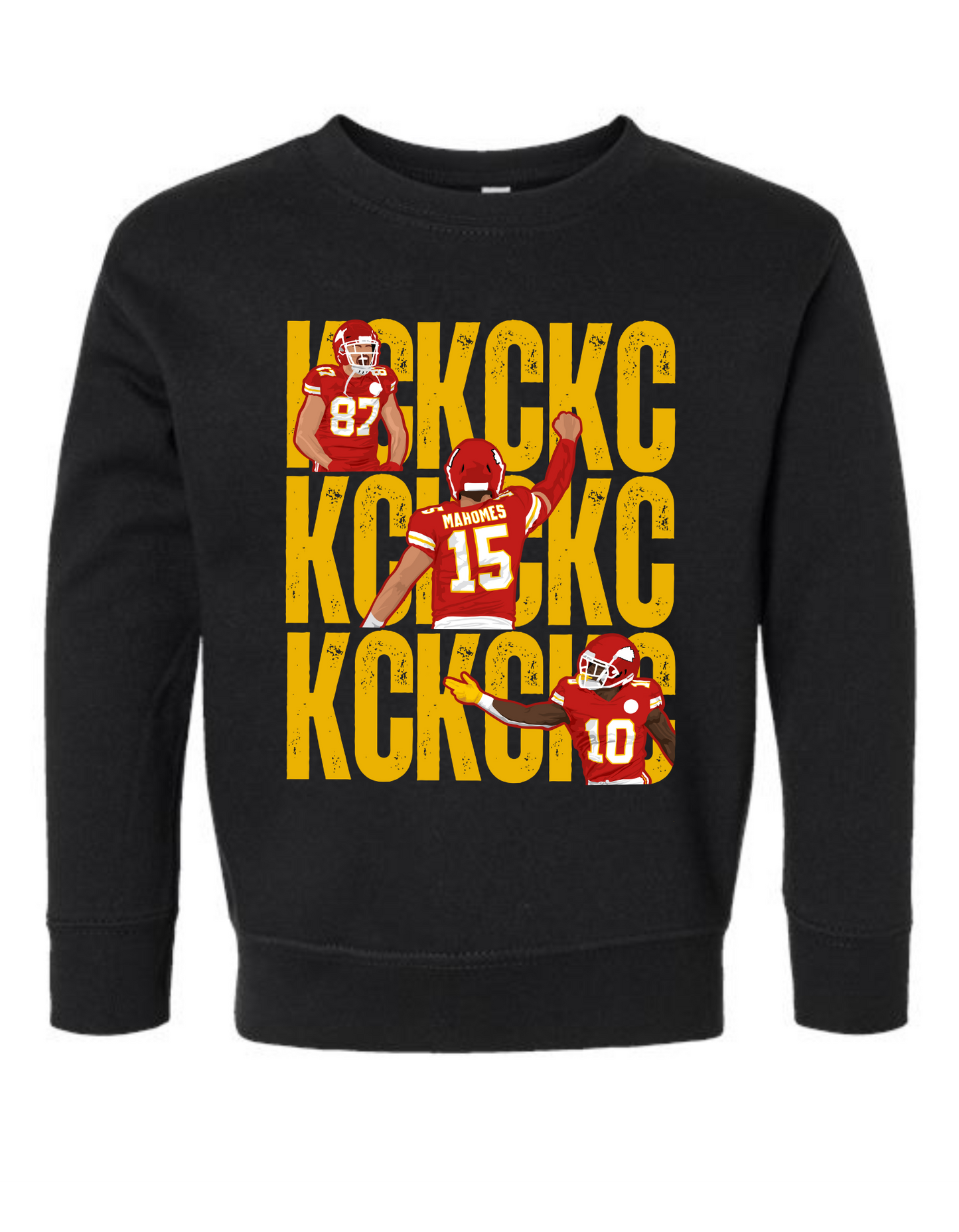 KC KC KC Printed Crew