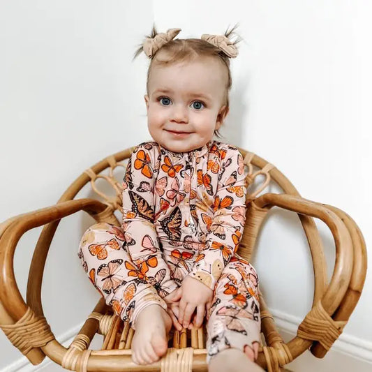 Butterfly Zip Romper