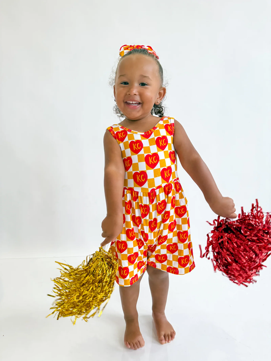 KC Heart Romper