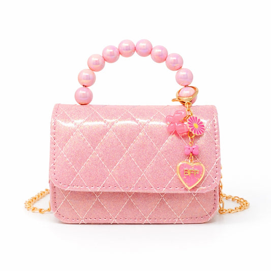 Quilted BFF Handbag- Pink