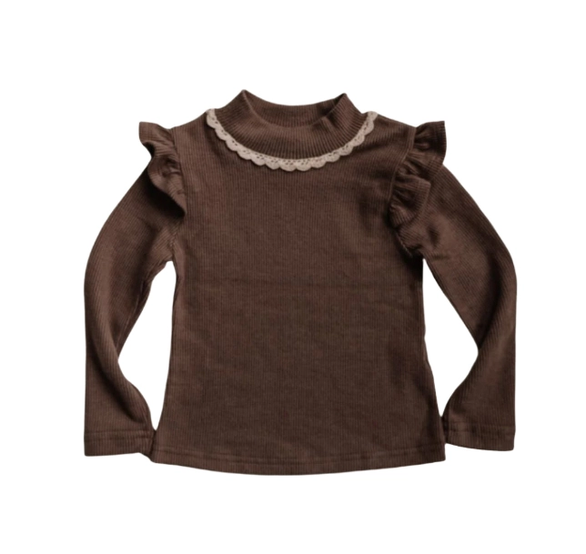 Chocolate Knit Top
