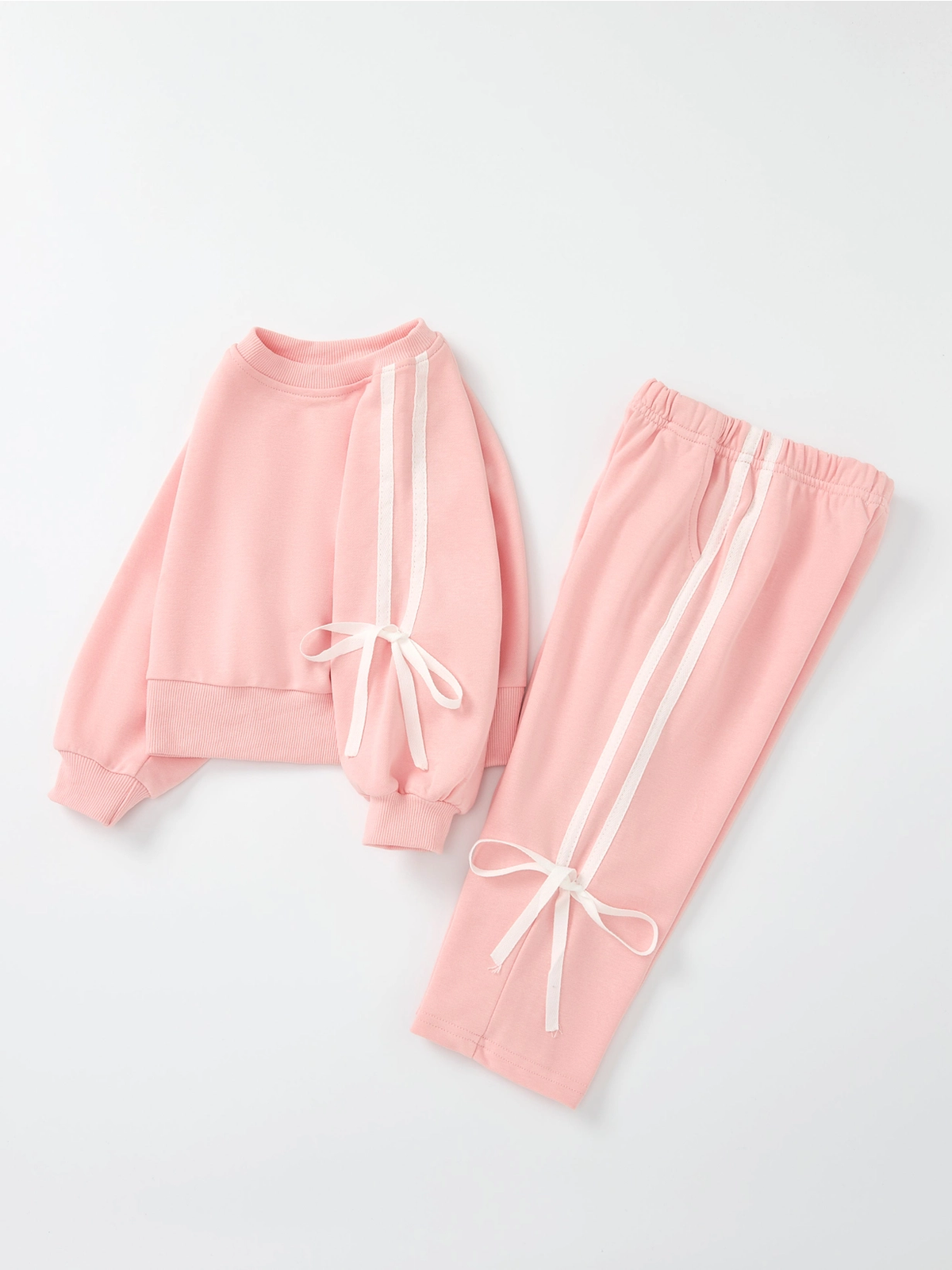 Pink Bow Jogger Set
