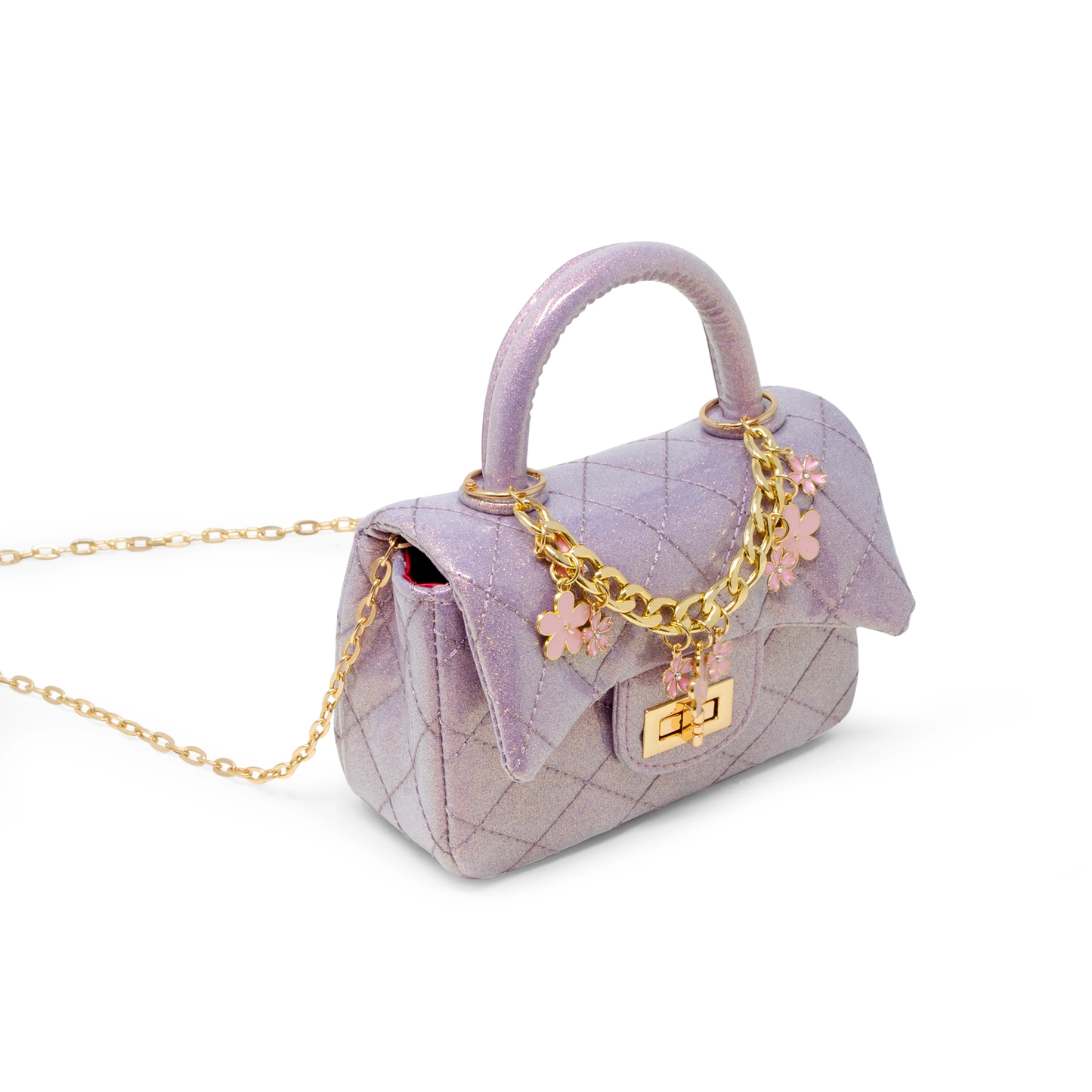 Classic Sparkle Handbag-Purple