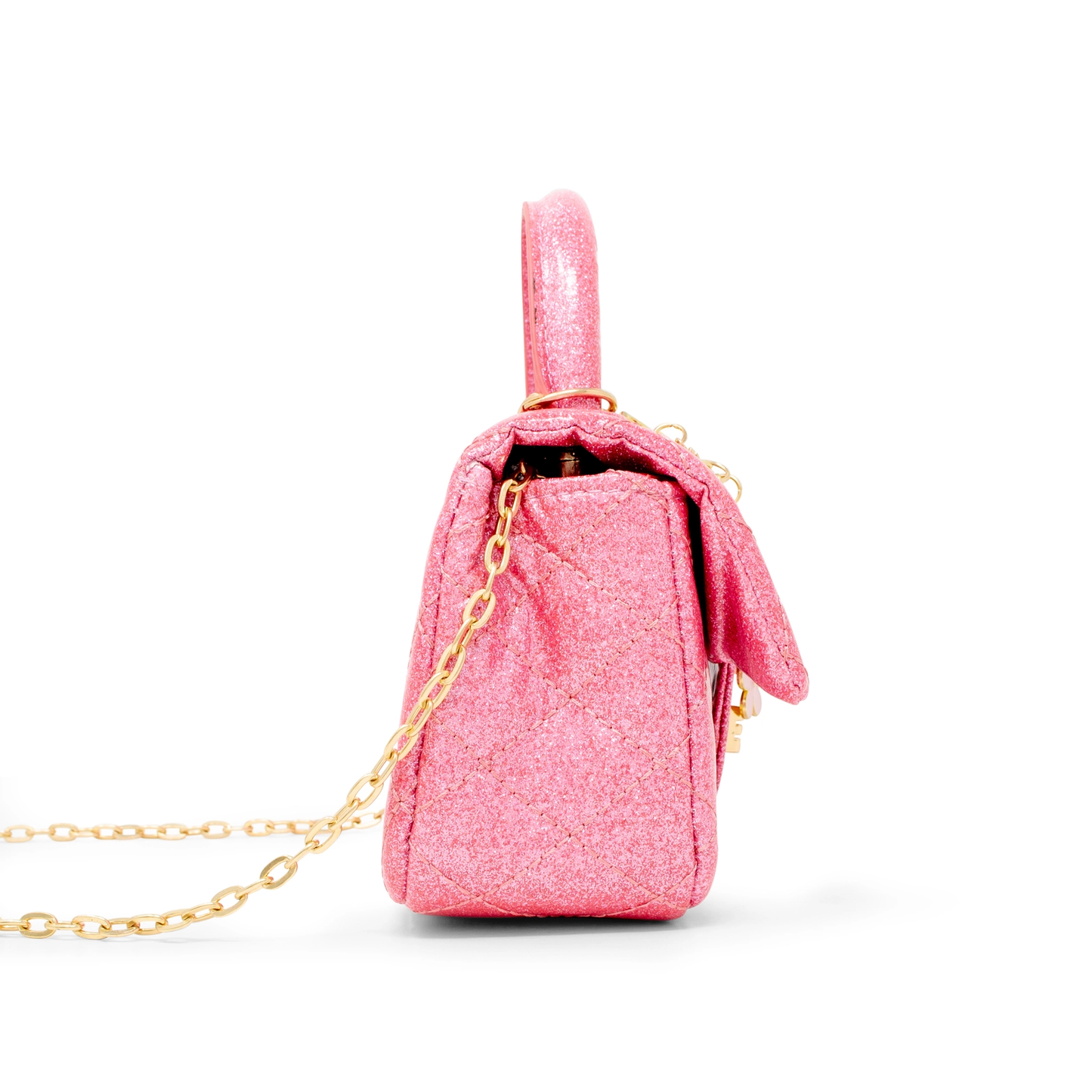 Classic Sparkle Handbag- Pink