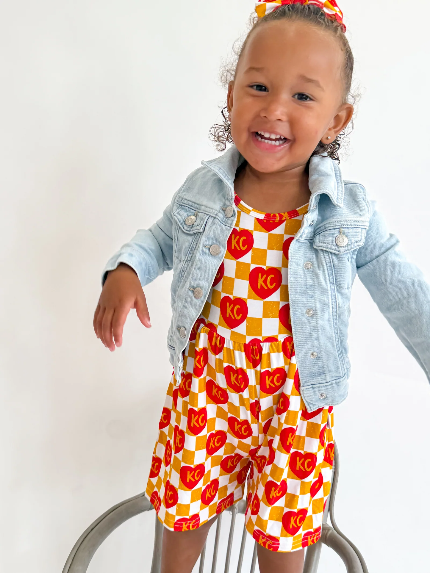 KC Heart Romper