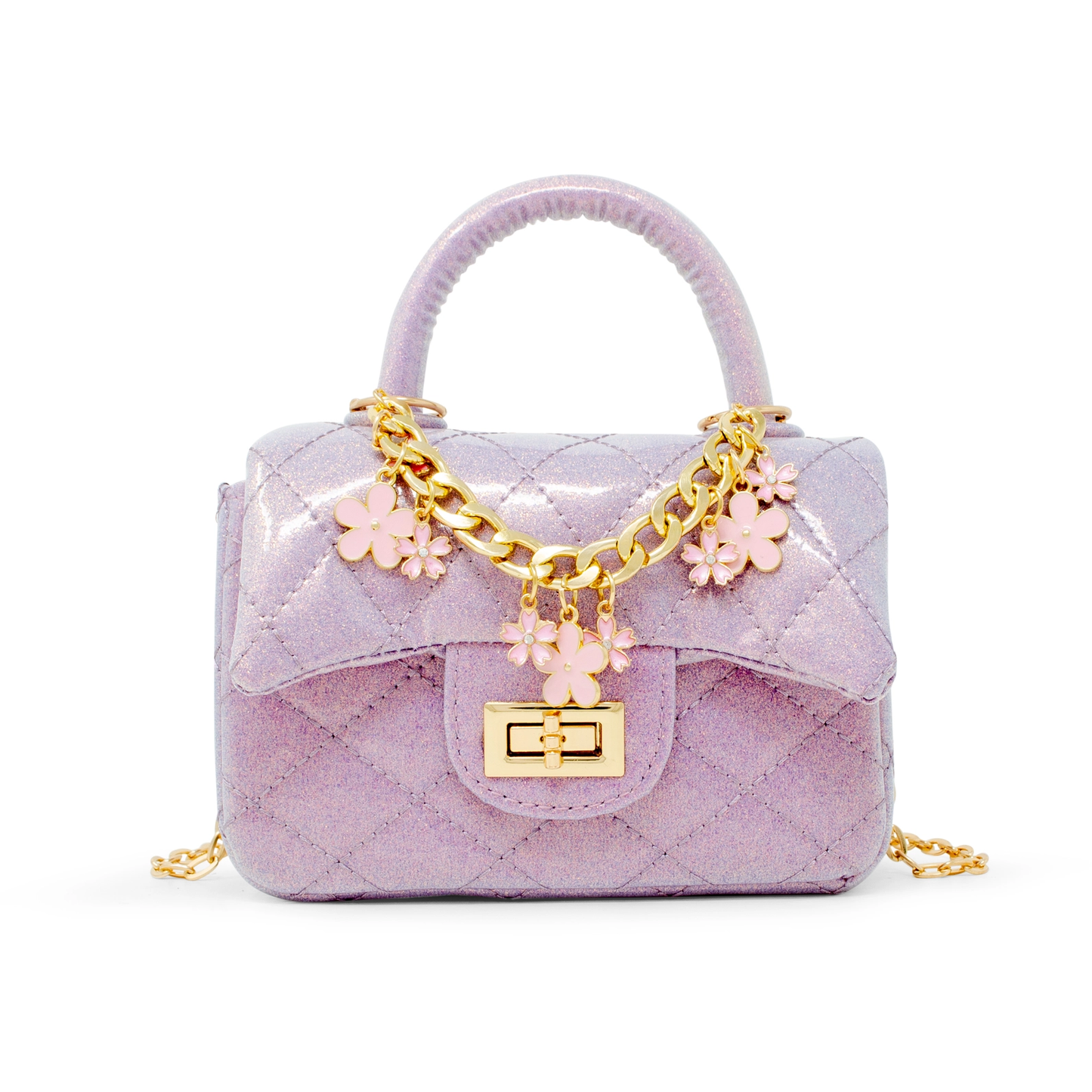 Classic Sparkle Handbag-Purple