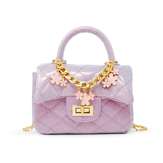 Classic Sparkle Handbag-Purple