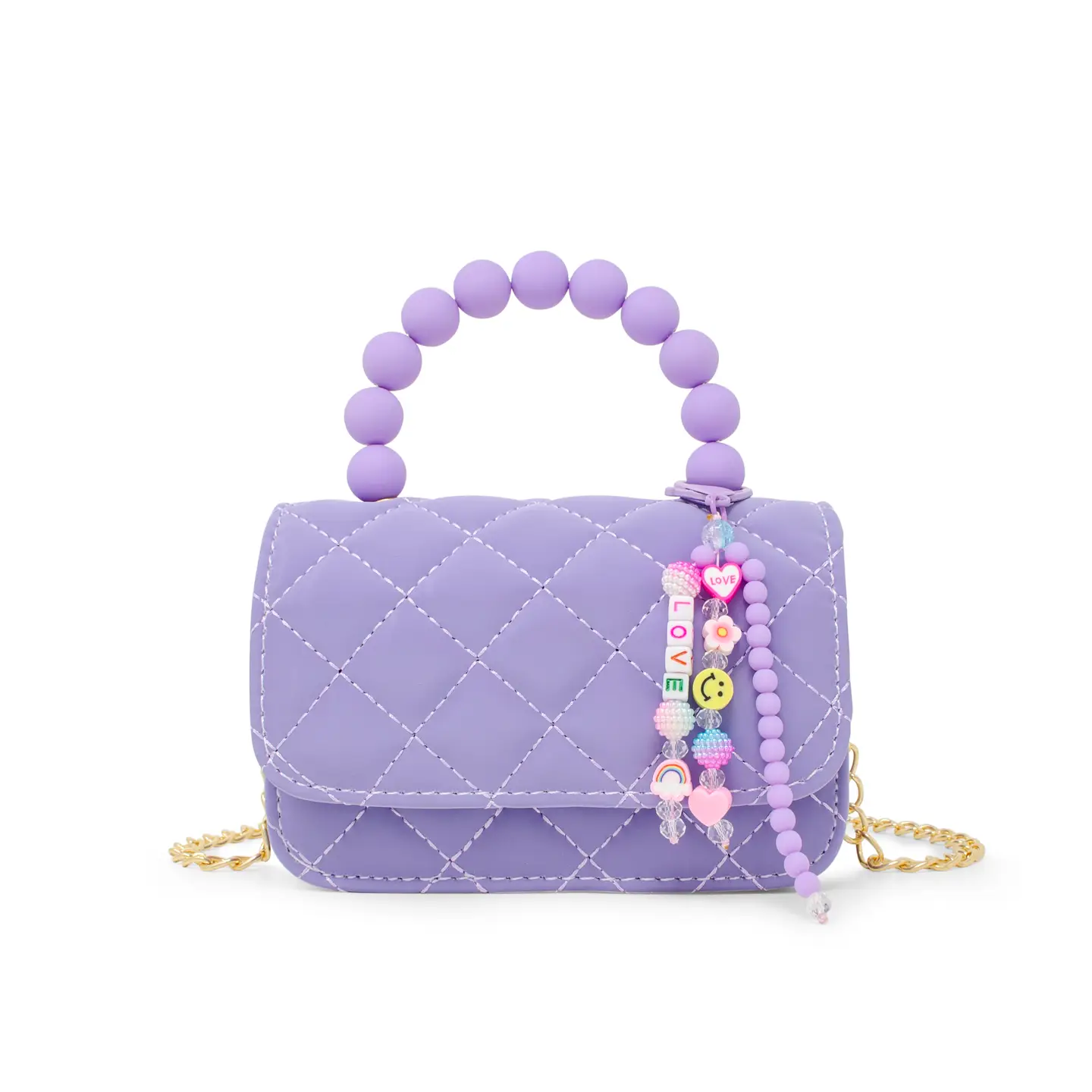 Charm Love Hangbag-Purple