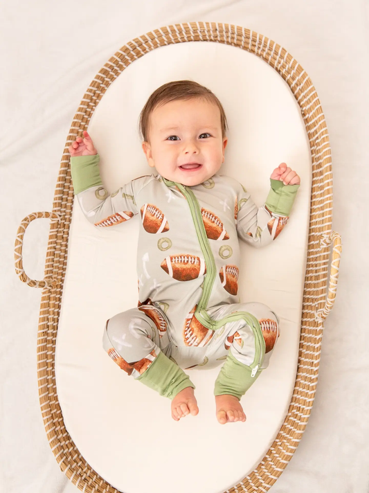 Green Football Bamboo Sleeper