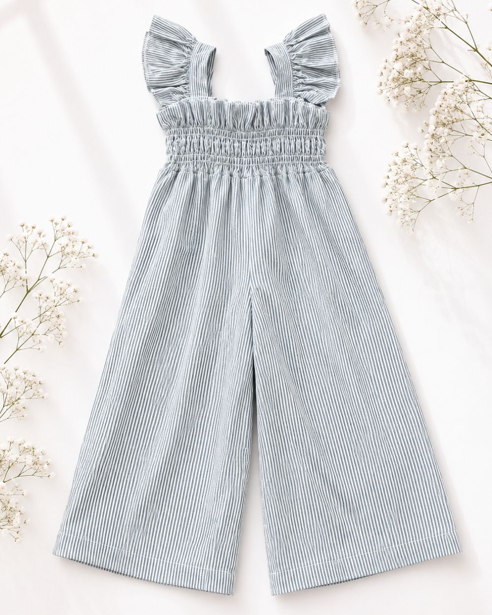 Sage Pinstripe Jumpsuit