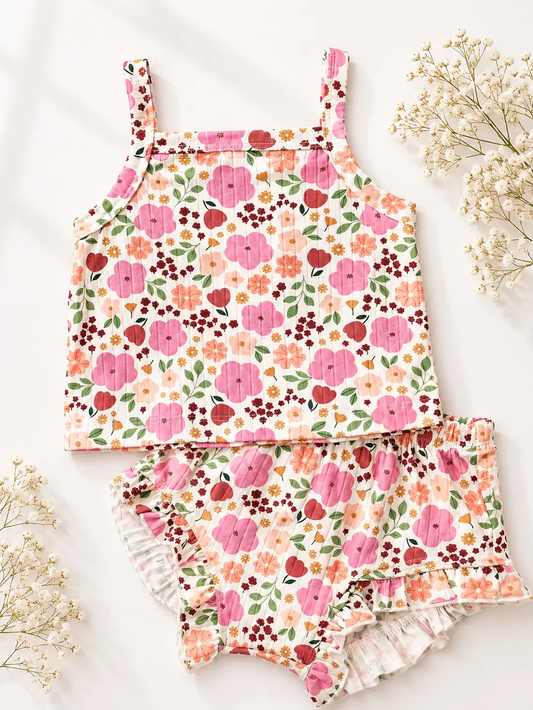 Top & Bloomer Set- Floral